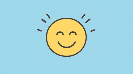 An icon representing an achievement, featuring a friendly face in an office setting. The design emphasizes a positive, approachable expression, ideal for conveying success and professionalism. 