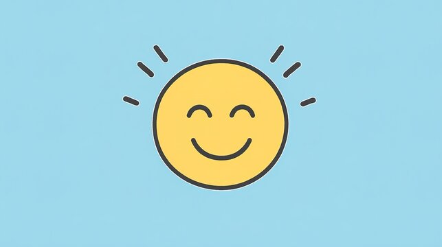 An icon representing an achievement, featuring a friendly face in an office setting. The design emphasizes a positive, approachable expression, ideal for conveying success and professionalism. 