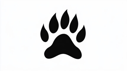 Black Paw Print.