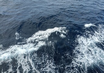 Background image of waves in the sea