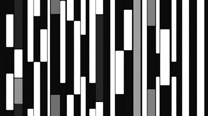 Seamless black and white vertical rectangle pattern for textiles designs and backgrounds