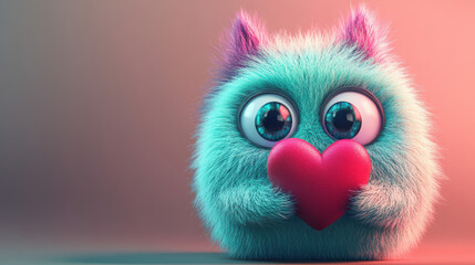 Fototapeta premium Fuzzy Love.