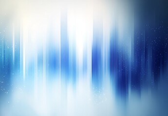 ぼやけた背景の抽象的な白と青の縦線