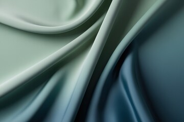 Fototapeta premium Elegant Jade Color with Matte Silver and Azure Gradient in a Serene Field