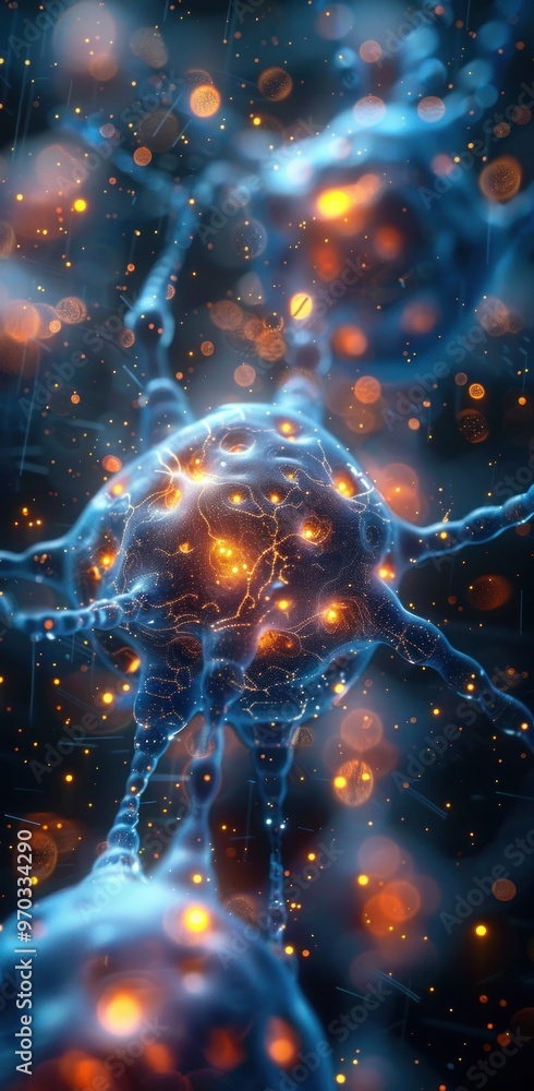 Poster abstract neural network visualization