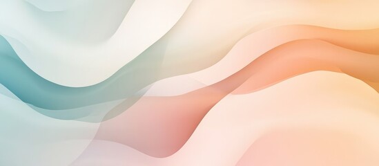 Background design with soft colors and abstract shapes creating a serene and calm atmosphere ideal for presentations or creative projects