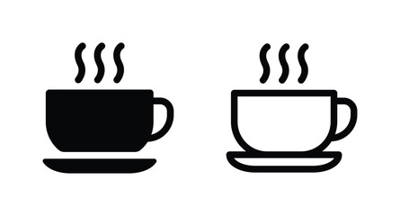 coffee cup icon vector for web site