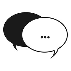 chat vector illustration design