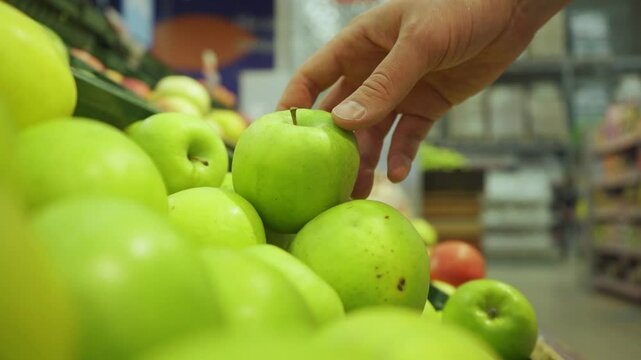 Take one apple from many apples