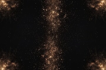 Obraz premium Luxurious Onyx Sparkling Particle Effect for Elegant Dark Aesthetics