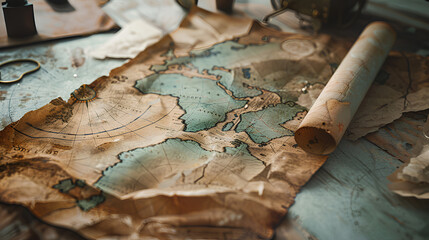 paper treasure map