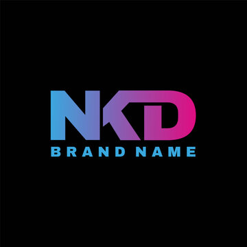 NKD gradient Logo design