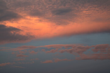Sunset in the mountains