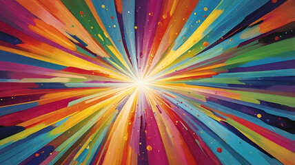 abstract background with rays