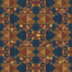 Ethiopian Shema pattern abstract background