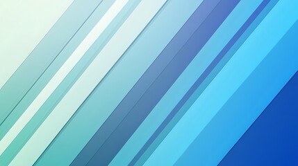 Obraz premium Abstract Diagonal Stripes in Blue and White Hues