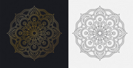 luxury mandala vector design