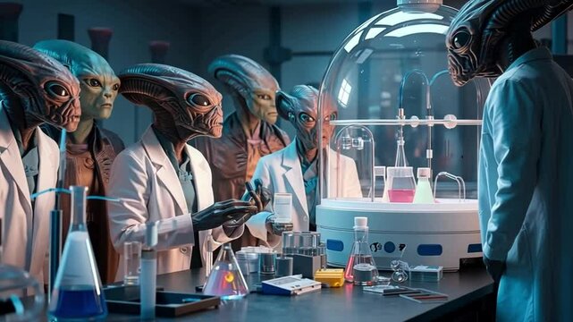 aliens in the lab