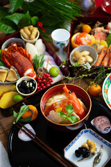お雑煮とお節料理2