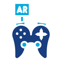Ar Controller icon vector image. Can be used for Augmented Reality.