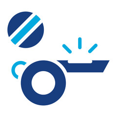 Obraz premium Whistle Stopping icon vector image. Can be used for Politics.