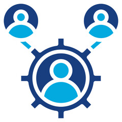 Leadership Effectiveness icon vector image. Can be used for Business Performance.