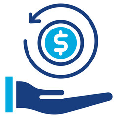 Return on Investment icon vector image. Can be used for Business Performance.