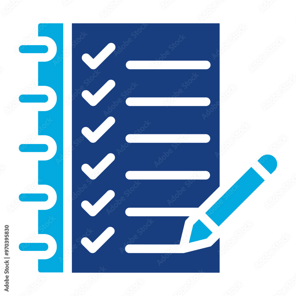 Poster action items icon vector image. can be used for action plan.