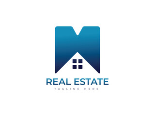Real Estate Logo Design. Construction Architecture Building Logo Design Template