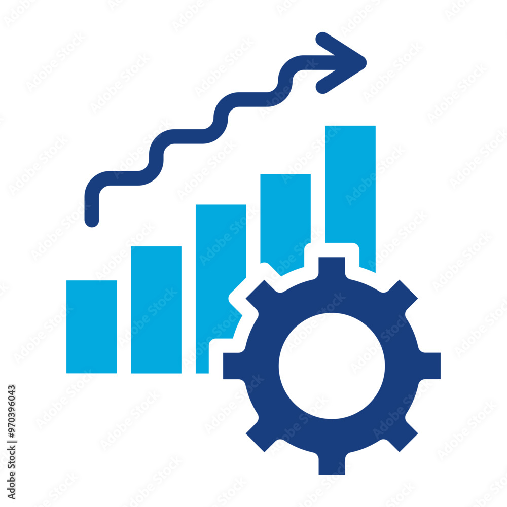 Poster performance metrics icon vector image. can be used for action plan.