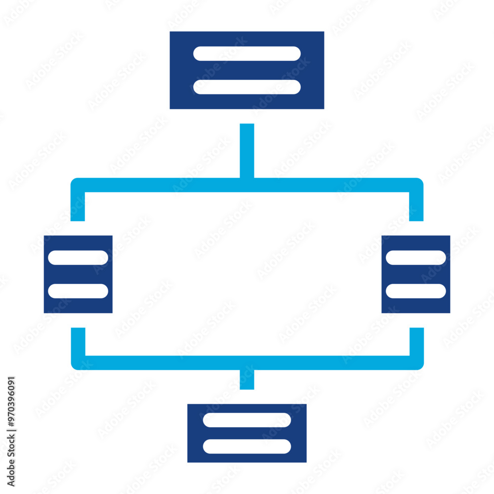 Poster workflow icon vector image. can be used for action plan.