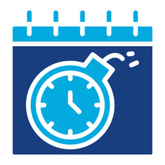 Deadlines icon vector image. Can be used for Action Plan.