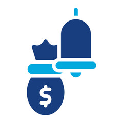 Payment Reminder icon vector image. Can be used for Loan.