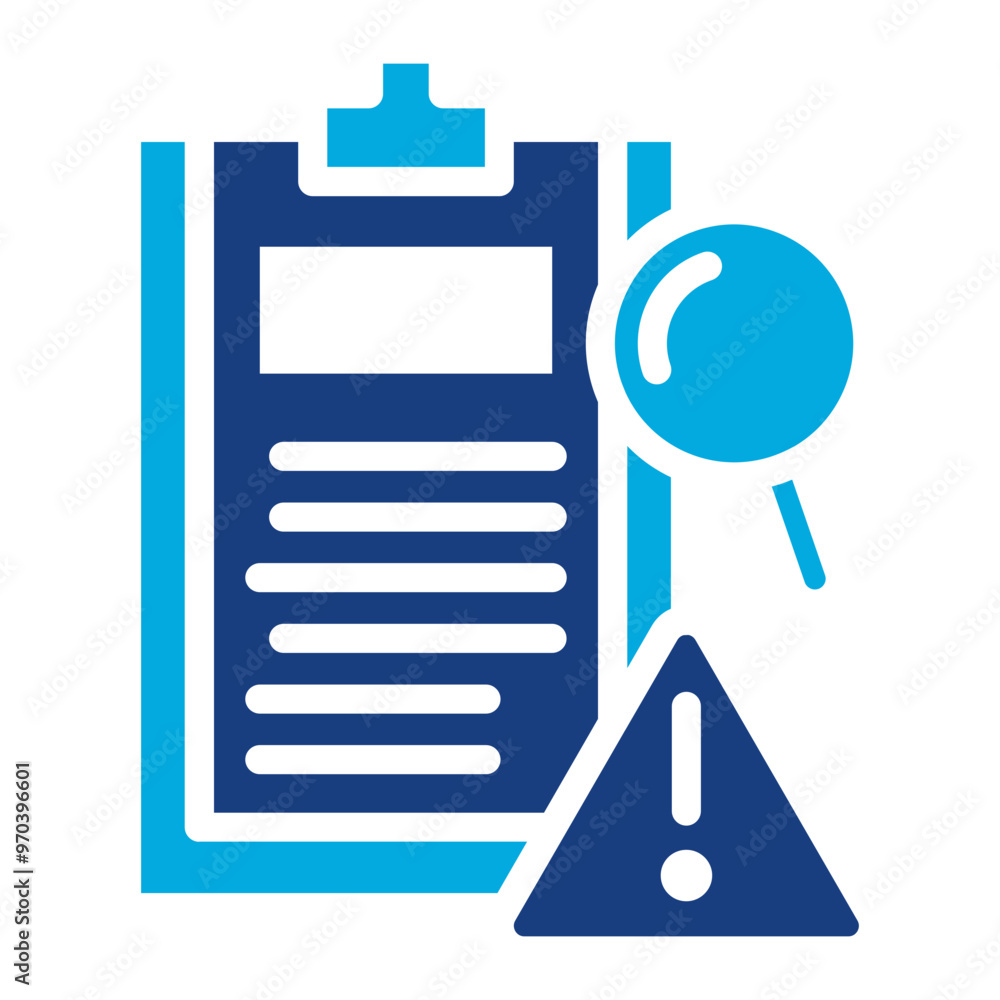 Poster incident reporting icon vector image. can be used for operations management.