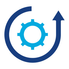 Process Improvement icon vector image. Can be used for Operations Management.