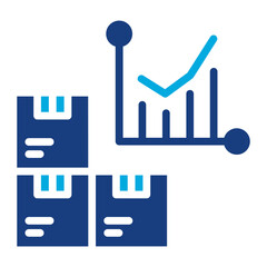 Stock Levels icon vector image. Can be used for Order Fulfilment.