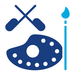 Art and Crafts icon vector image. Can be used for Elderly Care.