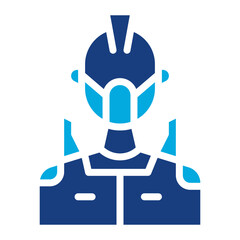 Cyberpunk icon vector image. Can be used for Movie Genres.