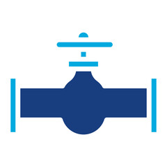 Inlet Valve icon vector image. Can be used for Water Treatment.
