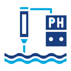 pH Adjustment icon vector image. Can be used for Water Treatment.