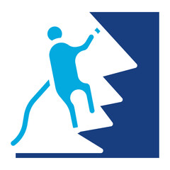 Climbing Training icon vector image. Can be used for Rock Climbing.