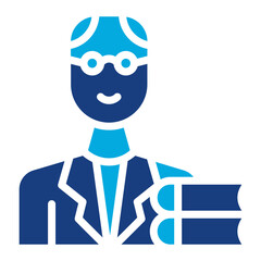 Educator icon vector image. Can be used for Thought Leadership.