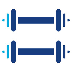 Dumbbell icon vector image. Can be used for Physical Wellbeing.