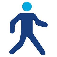 Walking icon vector image. Can be used for Physical Wellbeing.