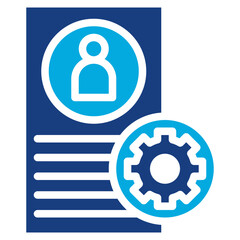 Account Settings icon vector image. Can be used for Business Onboarding.