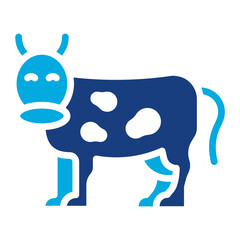 Cow icon vector image. Can be used for Eid al Adha.
