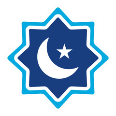 Islamic Star icon vector image. Can be used for Eid al Adha.