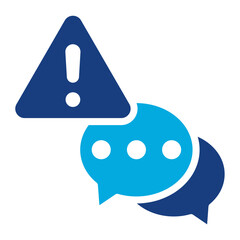 Crisis Communication icon vector image. Can be used for Business Disruption.