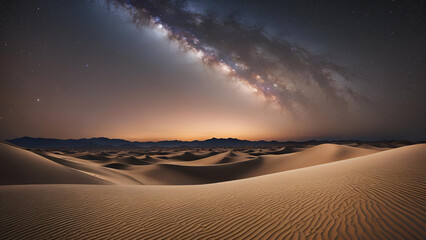starry night, night sky, desert night, calm desert, sand dunes, desert landscape, starry sky, clear night sky, night photography, desert under stars, sand dunes at night, calm night, serene desert