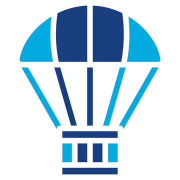 recommend clip art: Parachute icon vector image. Can be used for Airplane.